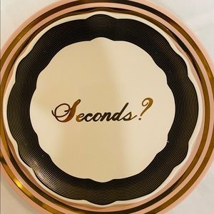 Set of 4 West Elm Metallic gilded d…